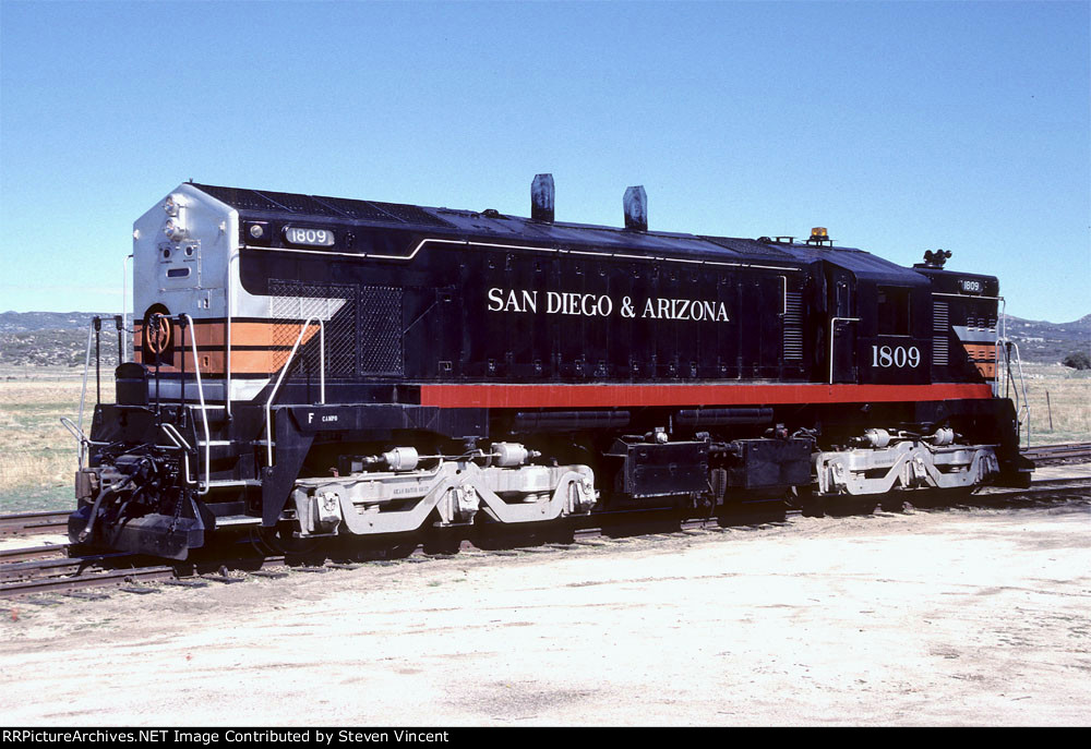 PSRMA's San Diego & Arizona EMD MRS1 #1809